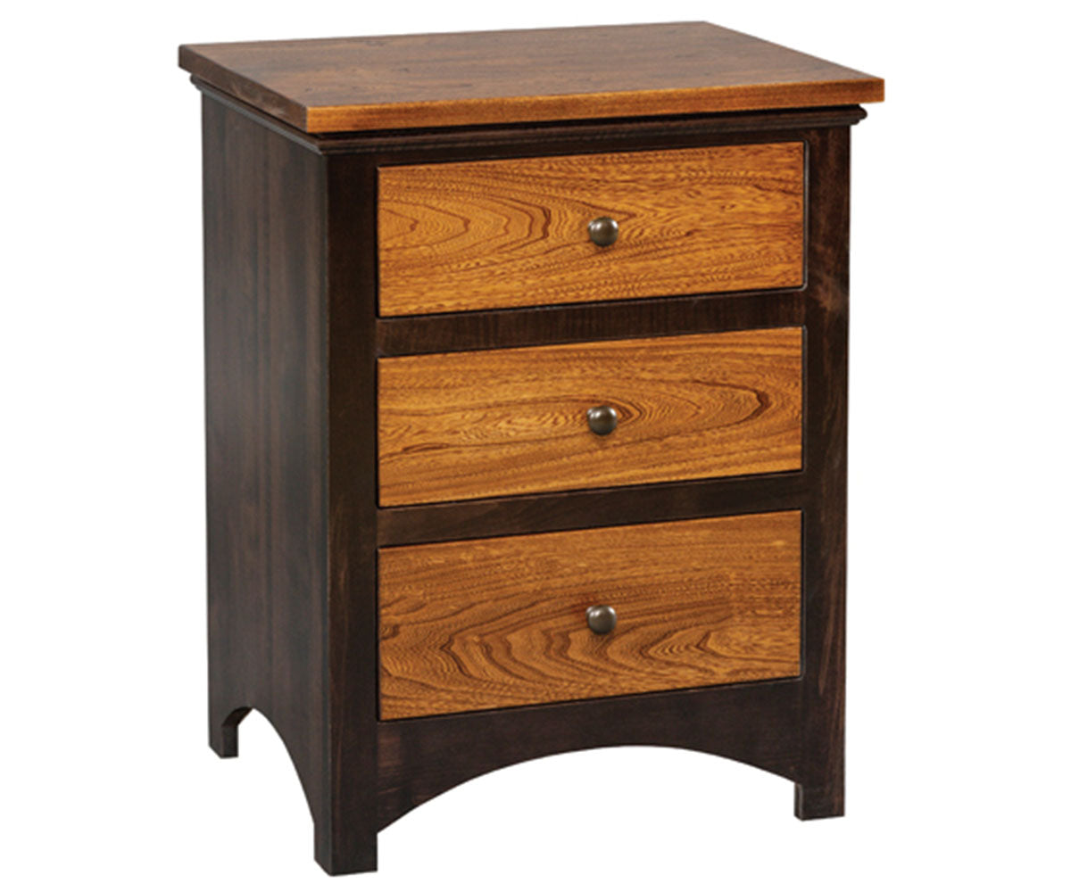 Buckeye Economy 3 Drawer Nightstand