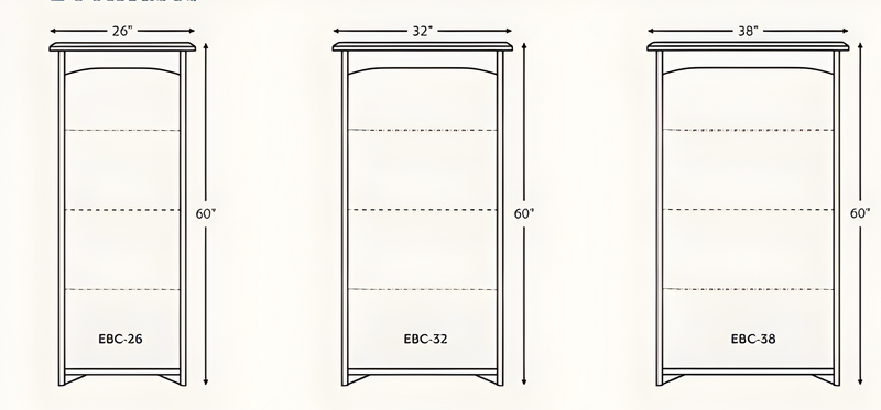 Amish Economy Bookcases