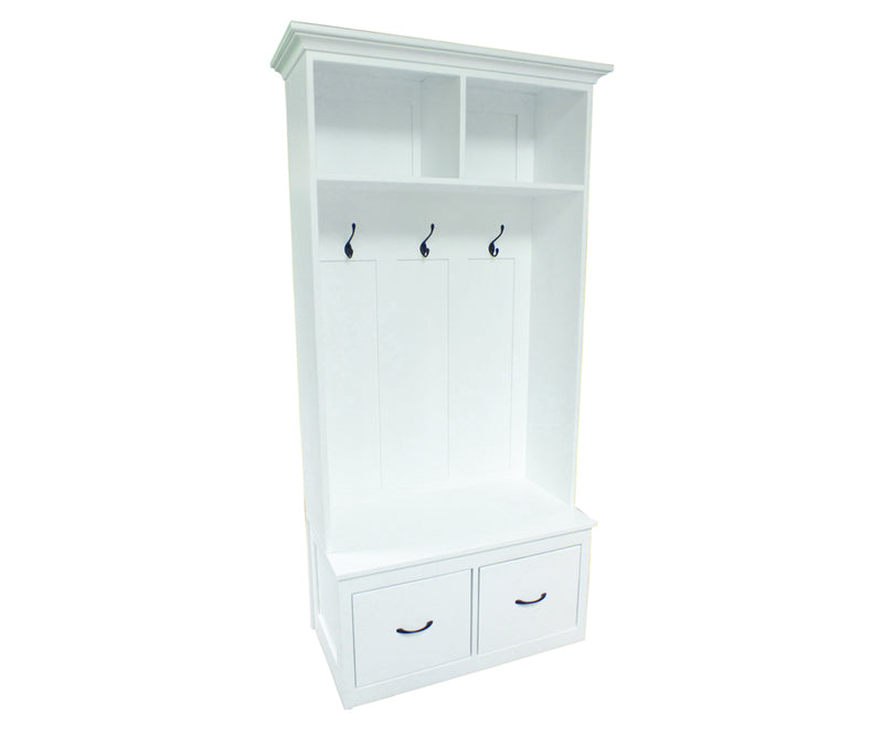 Hall Seat With Cubby Top