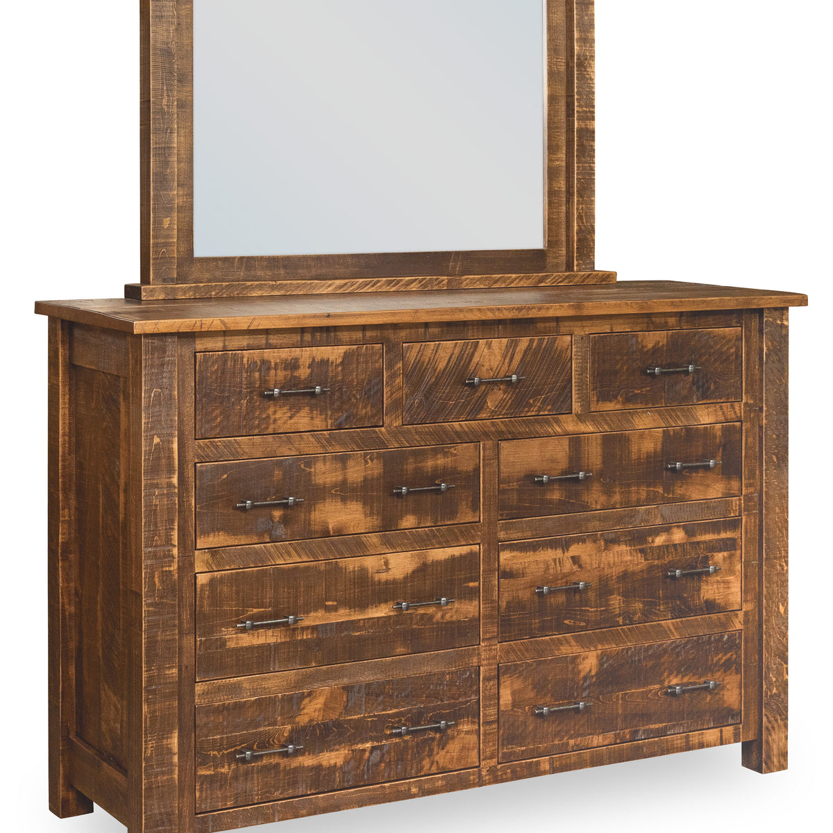 Glacier Collection Dresser. 9 Drawer