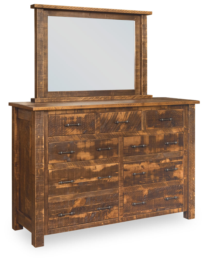 Glacier Collection Dresser. 9 Drawer