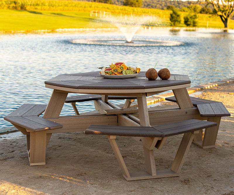 EZ Access 54" Octagon Picnic Table
