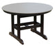 48" Round Table With Trestle Legs