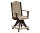 Fanback Swivel Cafe Chair