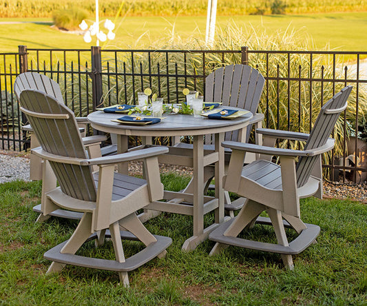 Adirondack Swivel Dining Chair