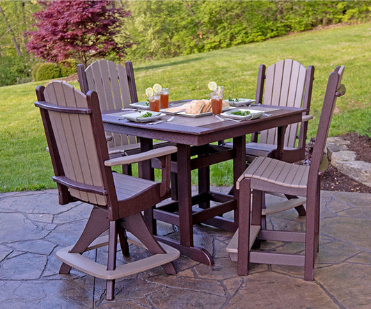 Fanback Swivel Cafe Chair