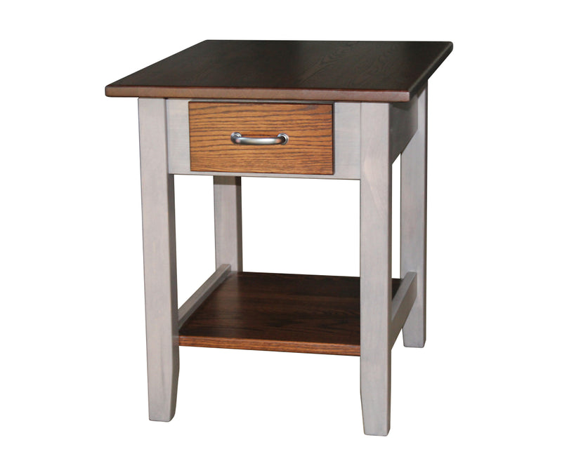 2-Tone Shaker End Table