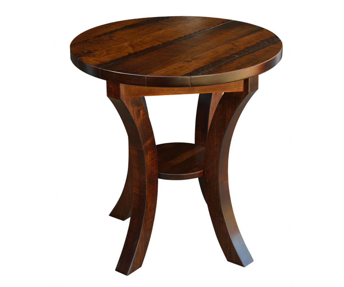 Rustic Barn Floor End Table