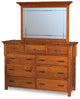 Kingston Prairie Collection Dresser. 9 Drawer