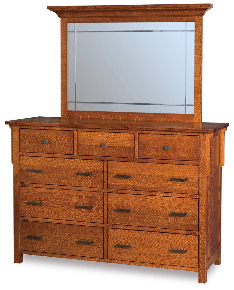 Kingston Prairie Collection Dresser. 9 Drawer