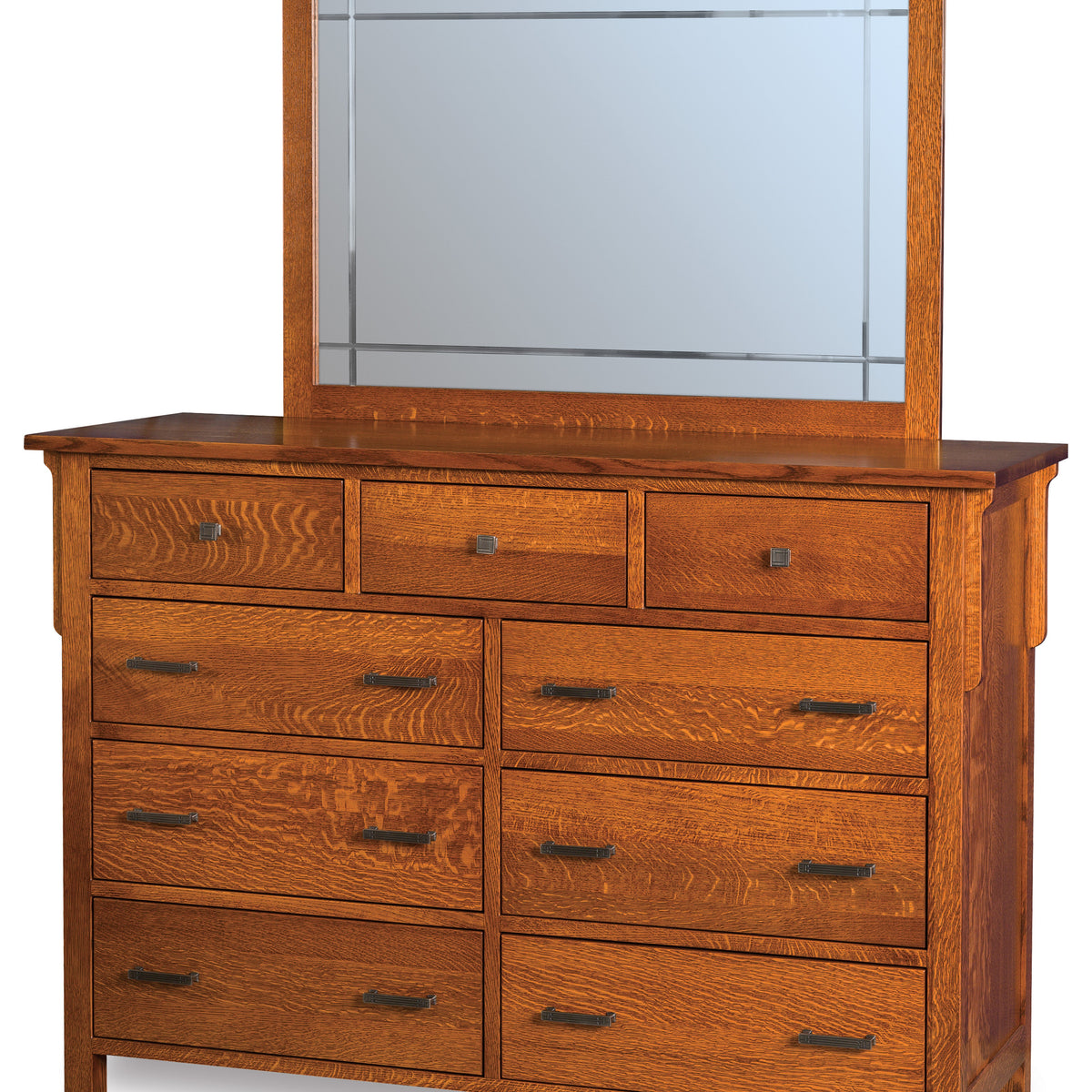 Kingston Prairie Mirror, V Groove