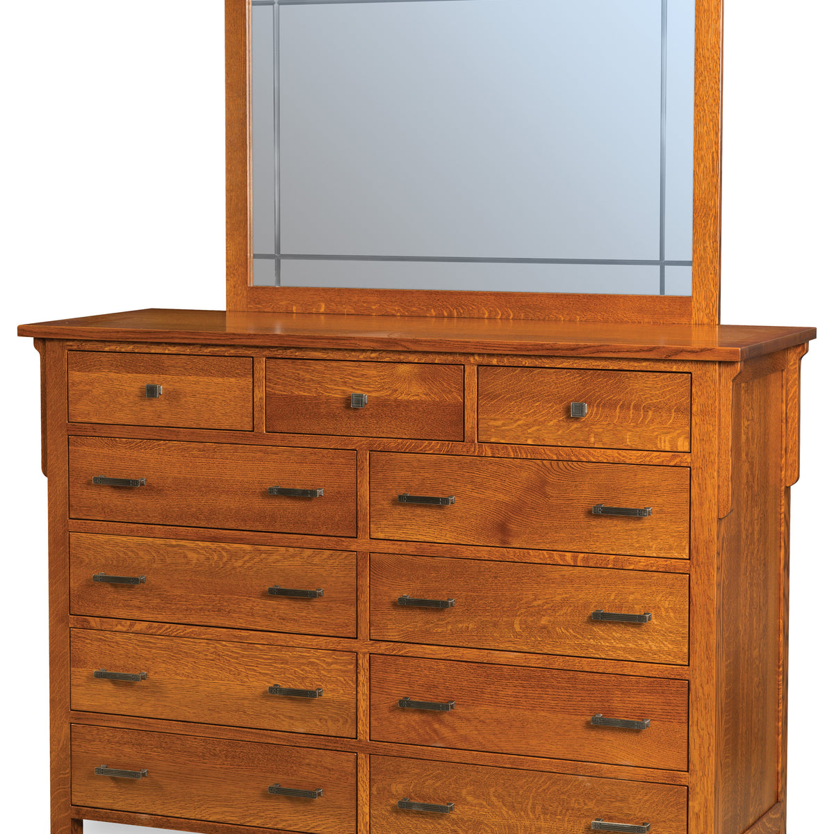 Kingston Prairie Collection Dresser. 11 Drawer