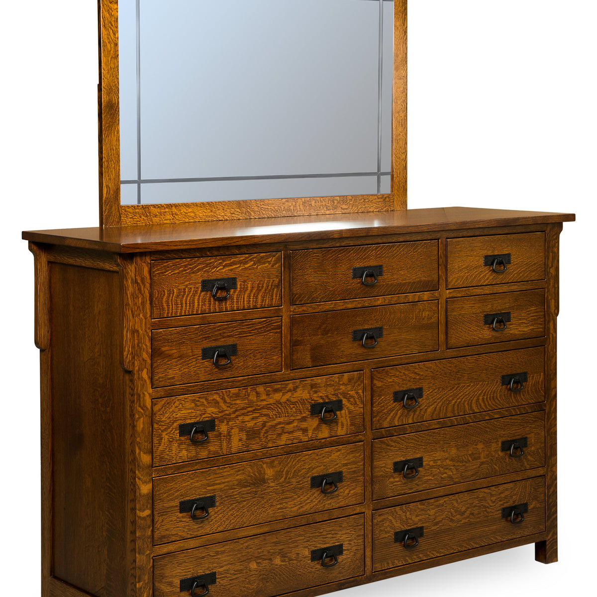 Kingston Prairie Collection Dresser. 12 Drawer