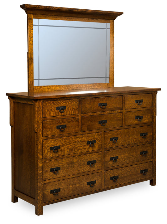 Kingston Prairie Collection Dresser. 12 Drawer