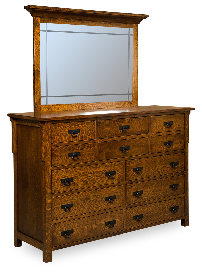 Kingston Prairie Collection Dresser. 12 Drawer