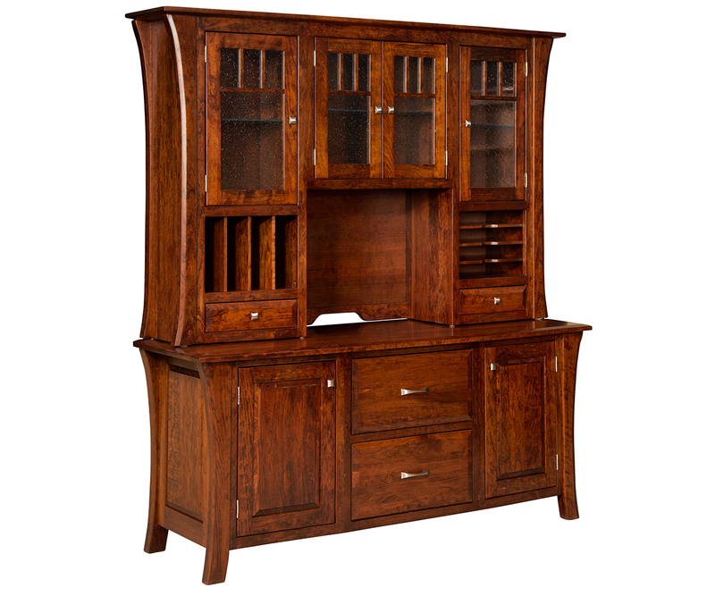 Ensinada Collection Credenza with or Without Hutch