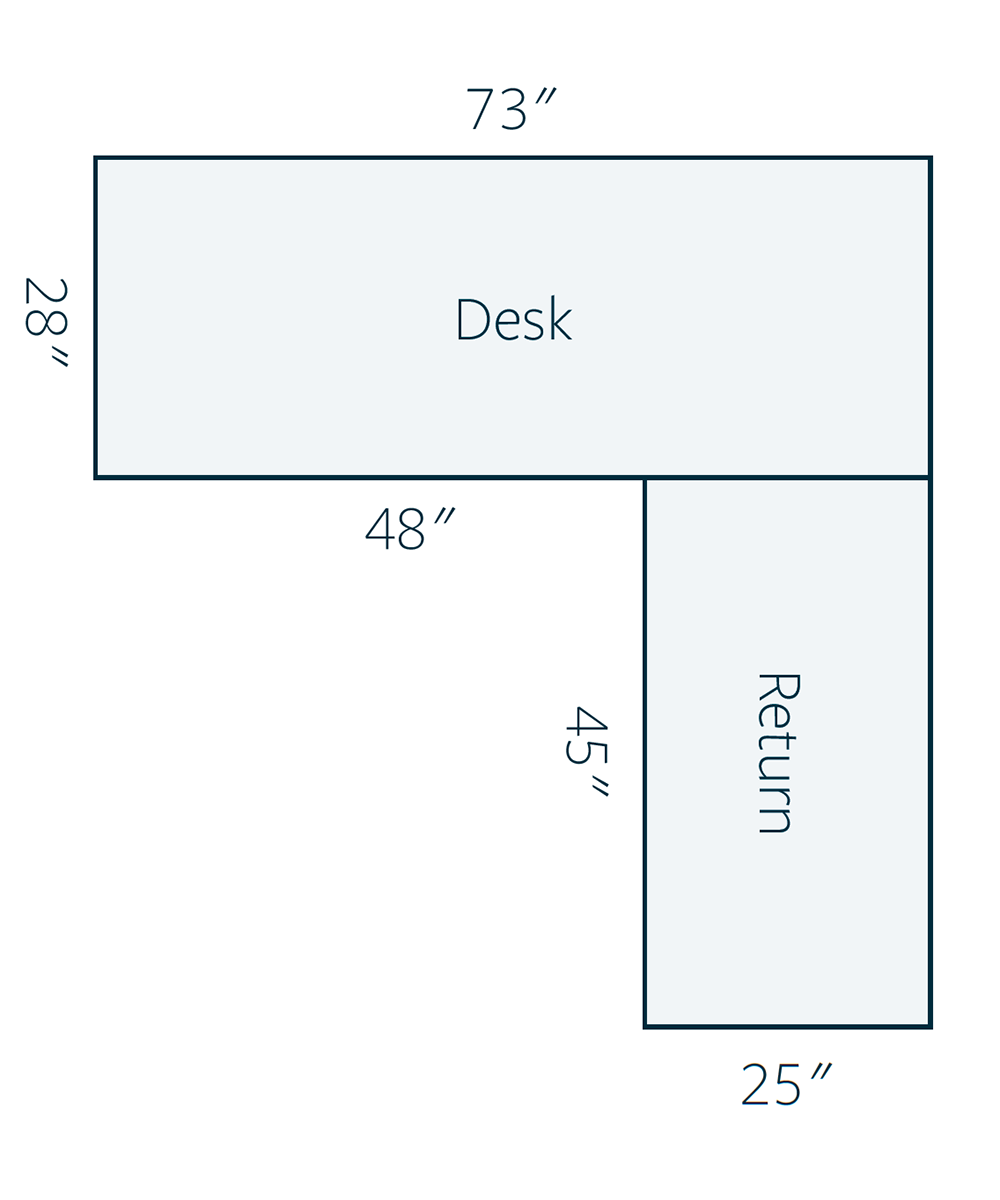 Amish Kensing L Shaped Desk