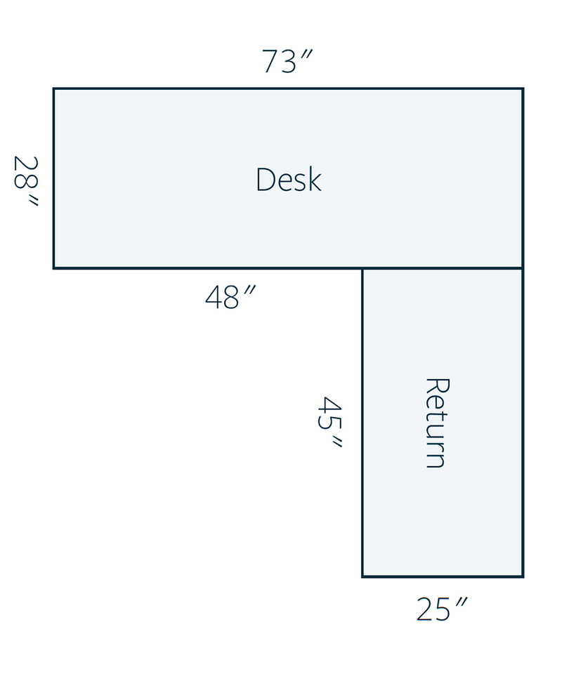 Amish Kensing L Shaped Desk