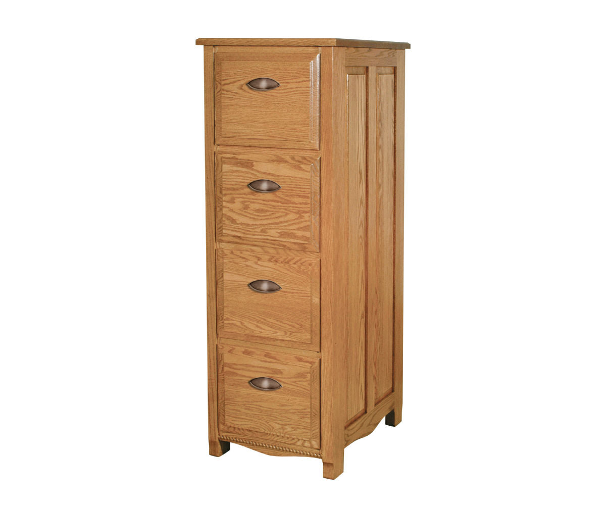 Amish Laurel Four Drawer File Cabinet