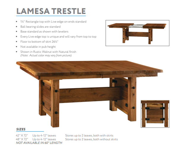 Lamesa Trestle Table