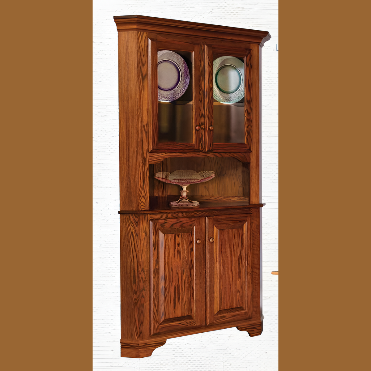 Amish Landsbury Corner Hutch
