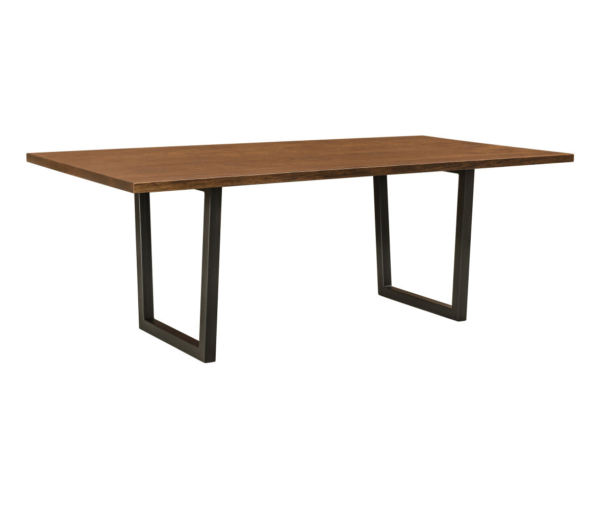 Amish Livingston Table With Lifestyle Base