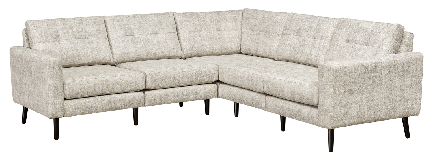 Serene 5 Seat Sectional Flat Arm