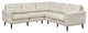 Serene 5 Seat Sectional Flat Arm