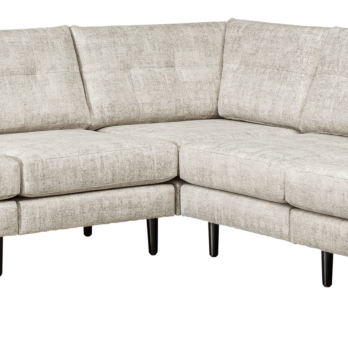 Serene 5 Seat Sectional Tear Drop Arm