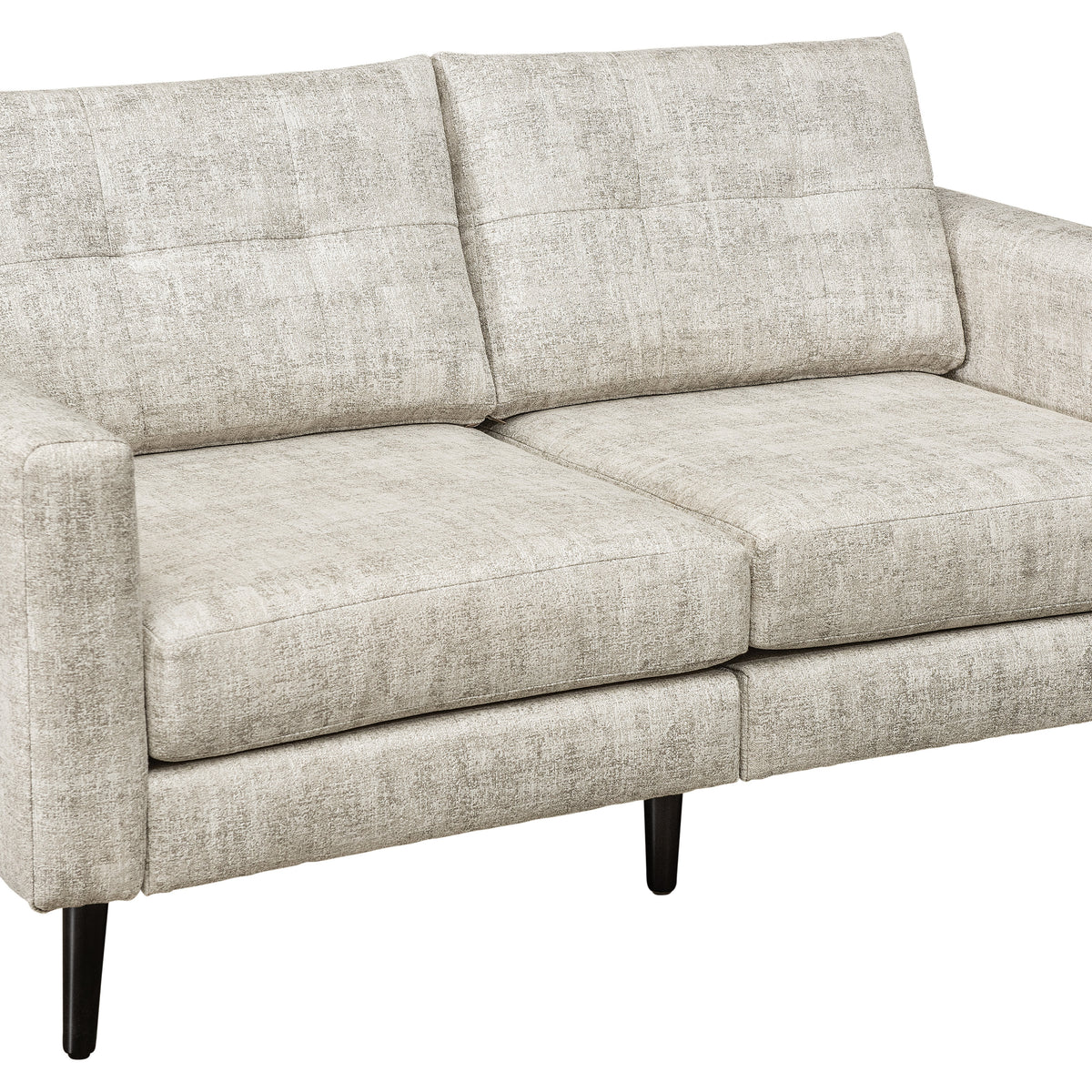 Serene Flat Arm Love Seat