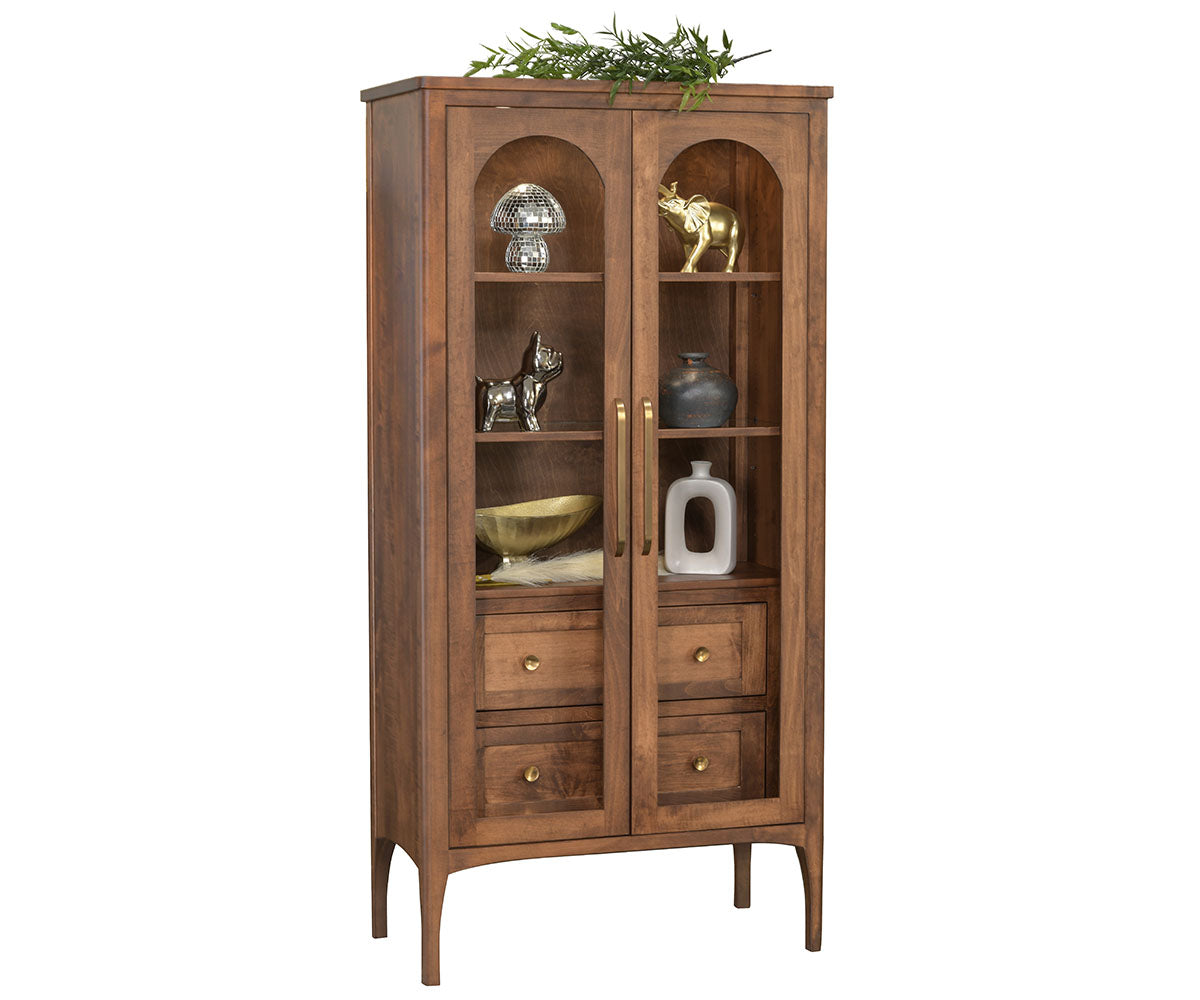 Amish Greyson Display Cabinet