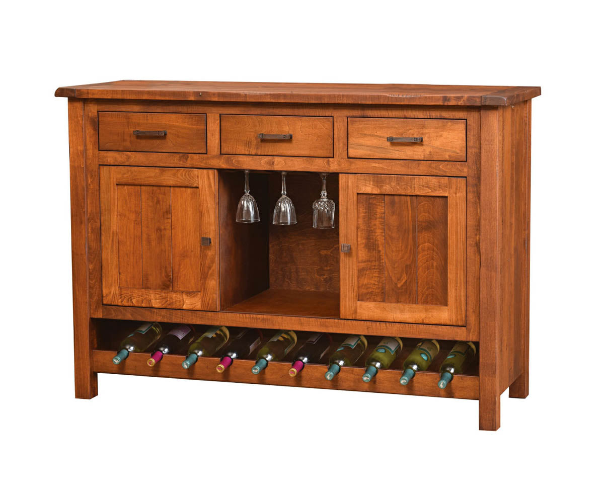 Amish Adele Wine Cabinet