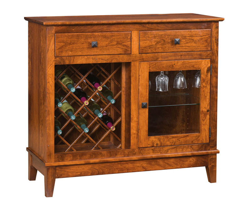 Amish Canterbury 512 Wine Cabinet