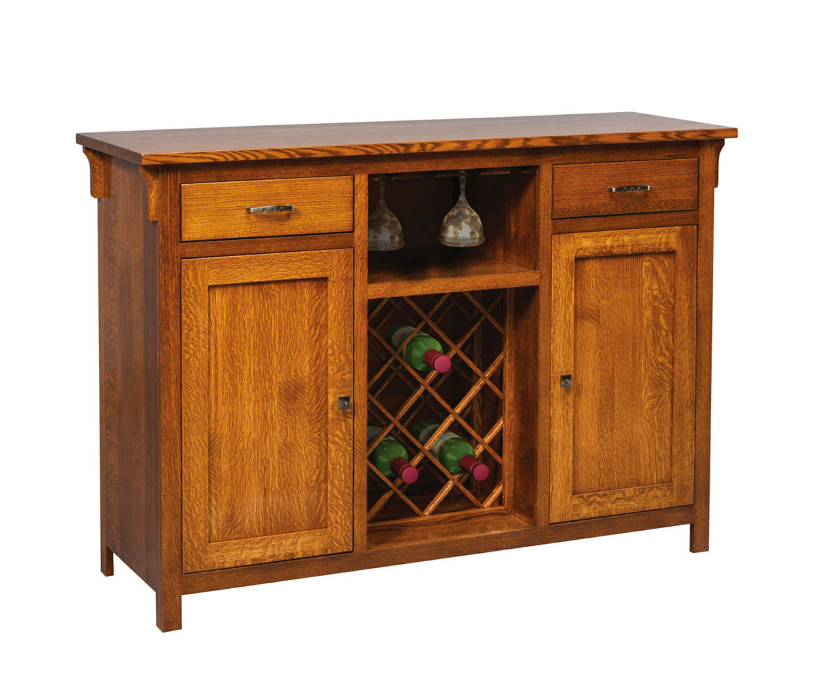 Adele Buffet with Live Edge Top