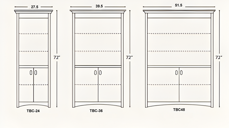 Amish Mission Bookcases