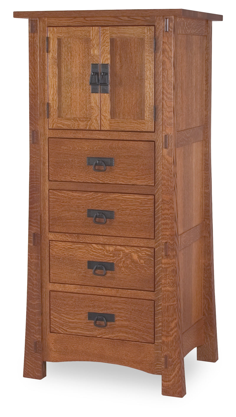 Lingerie Chest 4 Drawers 2 Doors