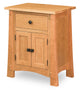 Modesto Collection Nightstand 1 Drawer with 2 Doors
