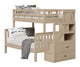 Fairmont Twin x Full Bunk Bed With Staircase