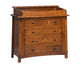Amish McCoy 4 Drawer Dresser With Changing Box Top Option