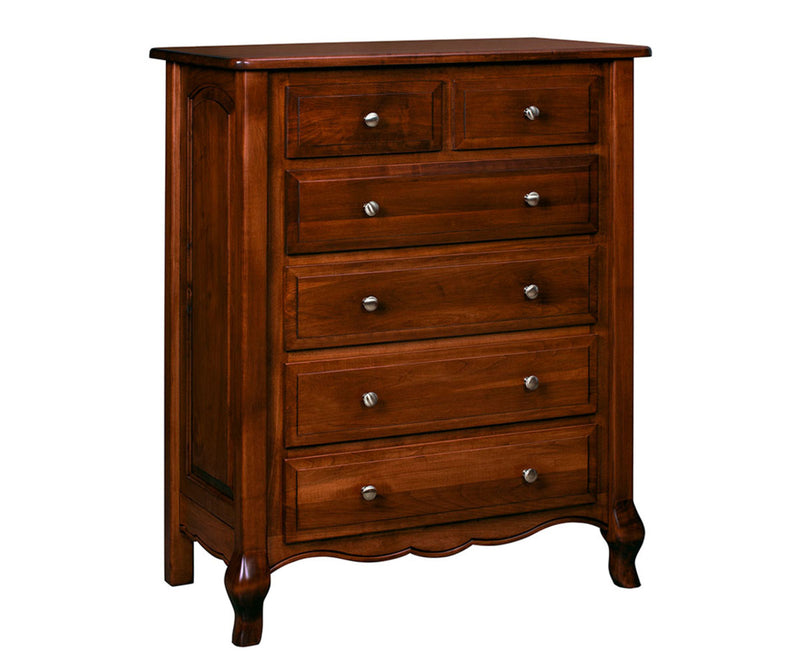 Amish French Country 6 Drawer Chest