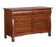 Castlebury 6 Drawer Dresser With Changing Box Top Option