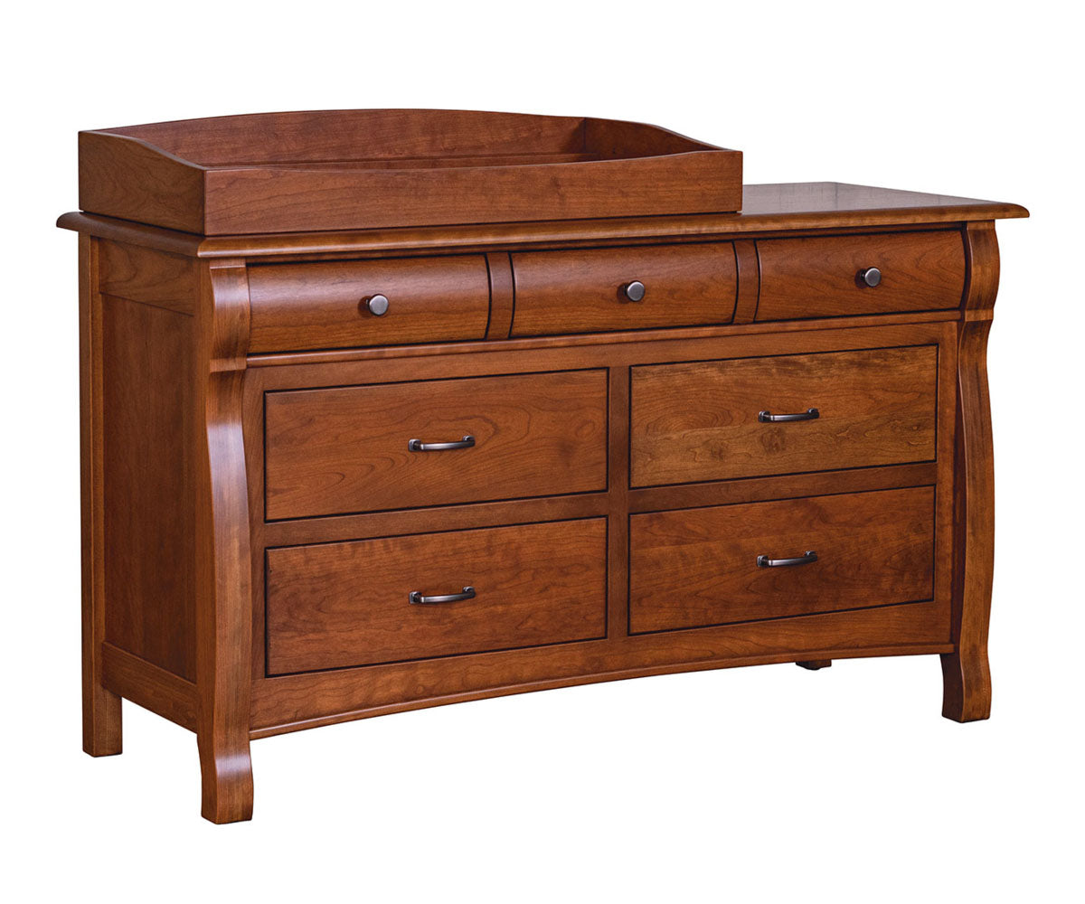 Castlebury 7 Drawer Dresser. 4 Optional setups