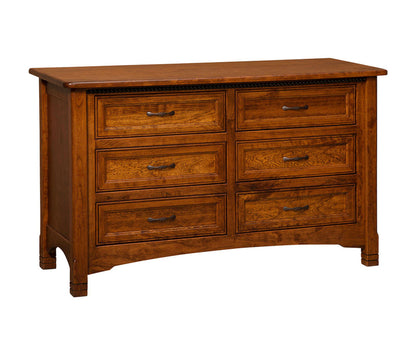 Amish West Lake 6 Drawer Dresser With Changing Box Top Option
