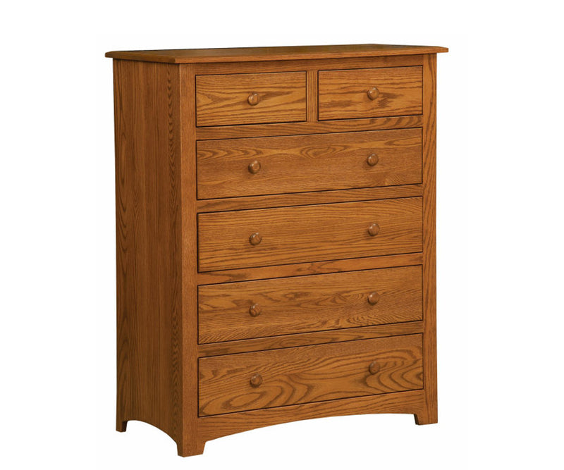 Amish Monterey 6 Drawer Chest