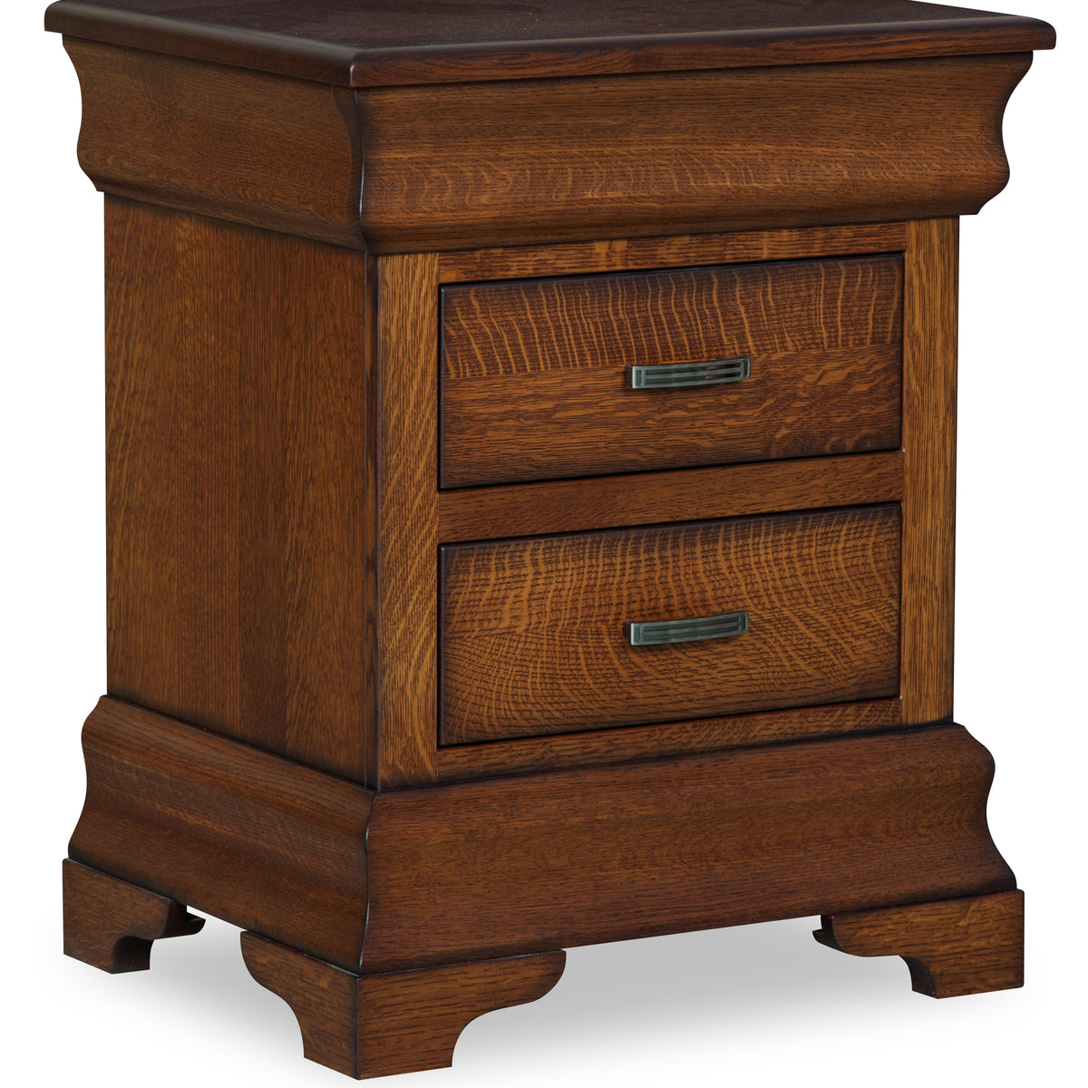 Palm Valley Collection Nightstand with 2 Drawers 1 Hidden Drawer