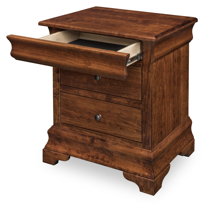 Palm Valley Collection Tall Nightstand 2 Drawers 1 Hidden Drawer