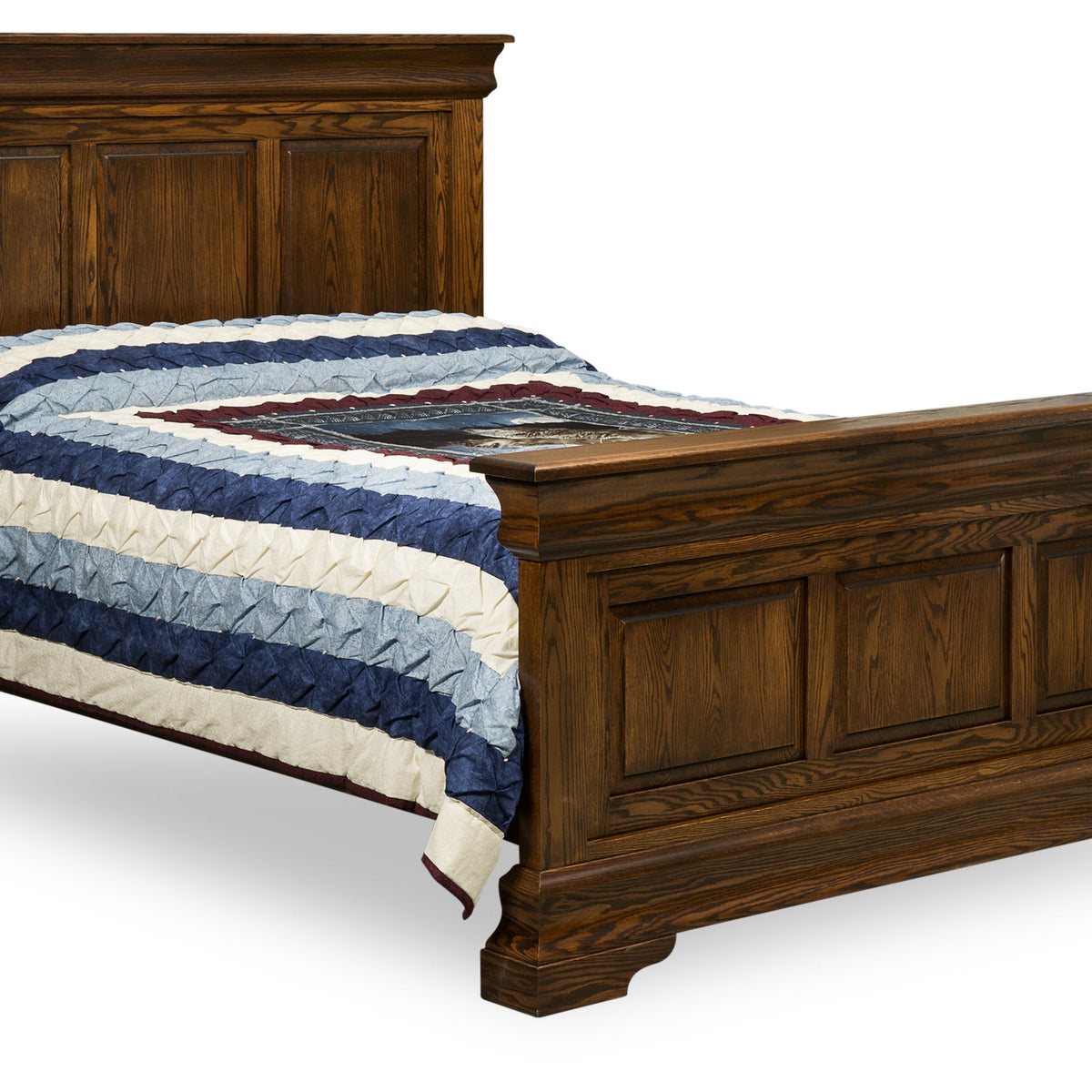 Palm Valley Collection  Raised Panel Bed 32 inch footboard
