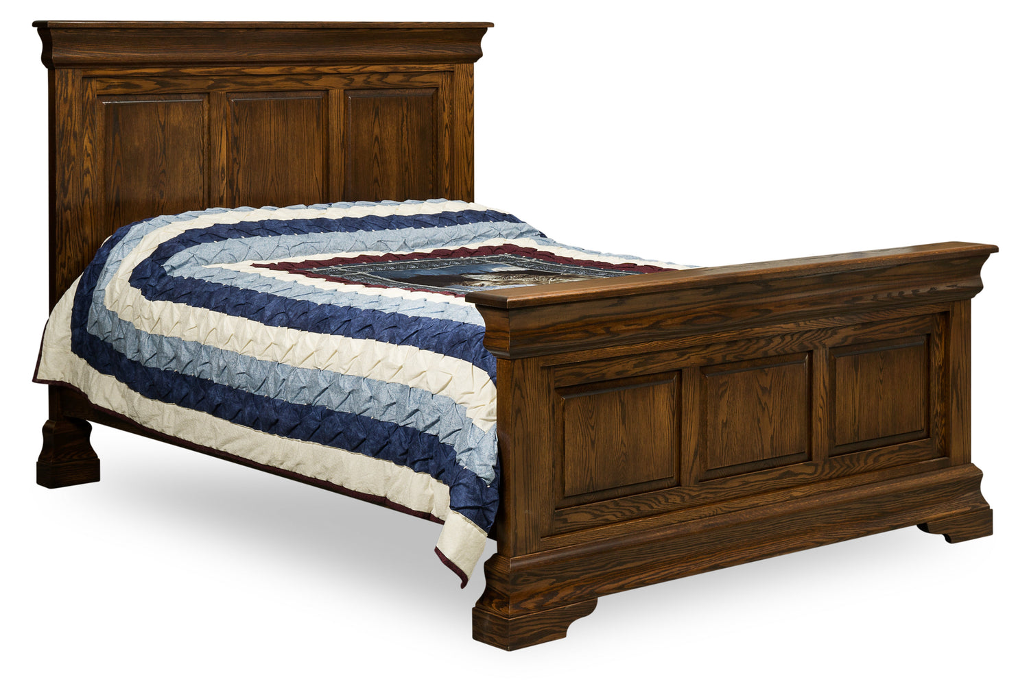 Palm Valley Collection  Raised Panel Bed 32 inch footboard
