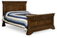 Palm Valley Collection  Raised Panel Bed 32 inch footboard