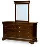 Palm Valley Collection Short Dresser. 6 Drawer 2 hidden Drawers